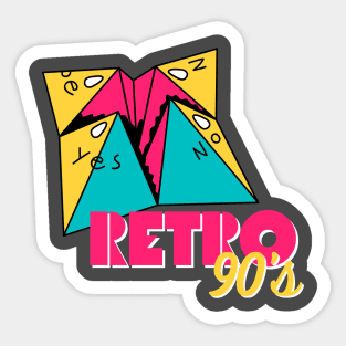 Retro 90’s Style Fashion and Decor Sticker